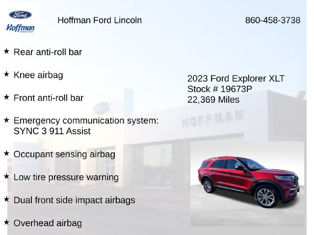Used 2023 Ford Explorer XLT w/ Equipment Group 202A AWD/4WD image 30
