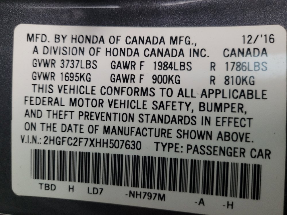 Used 2017 Honda Civic EX image 33