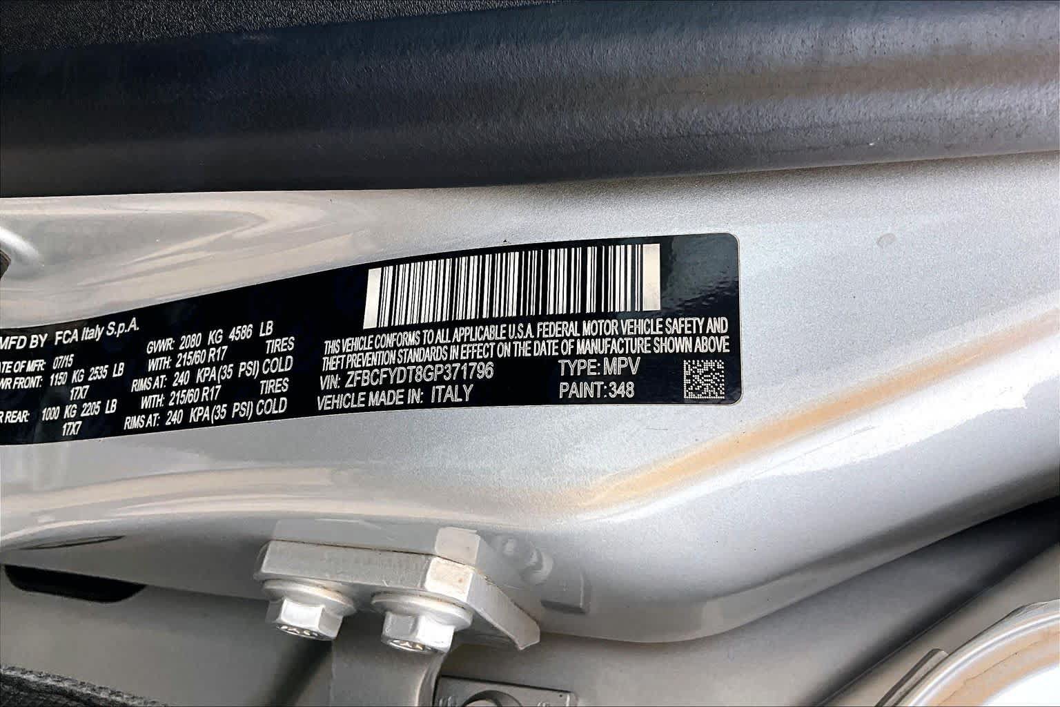 Used 2016 FIAT 500X Lounge AWD/4WD image 31