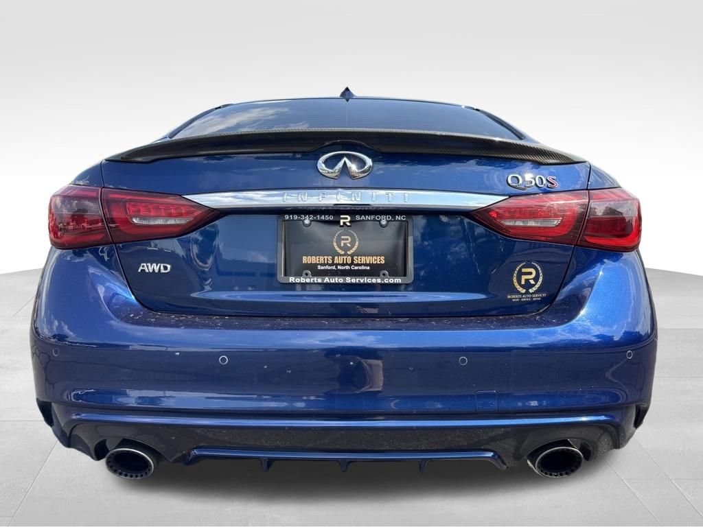 Used 2018 INFINITI Q50 Red Sport 400 w/ Proactive Package AWD/4WD image 4