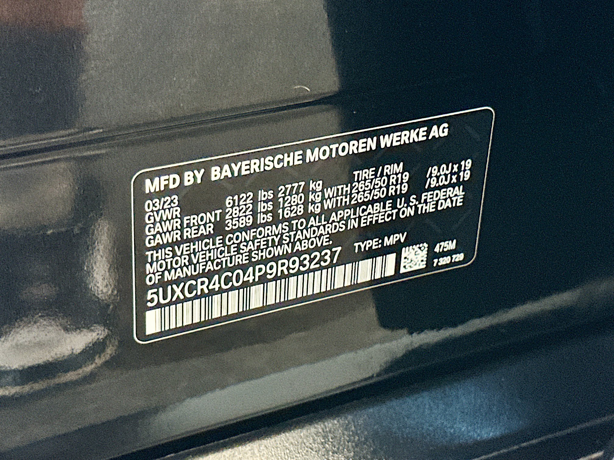 Certified 2023 BMW X5 sDrive40i w/ Parking Assistance Package RWD image 35