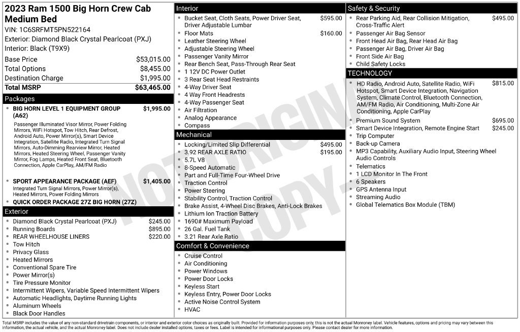 Used 2023 RAM 1500 Big Horn AWD/4WD image 2