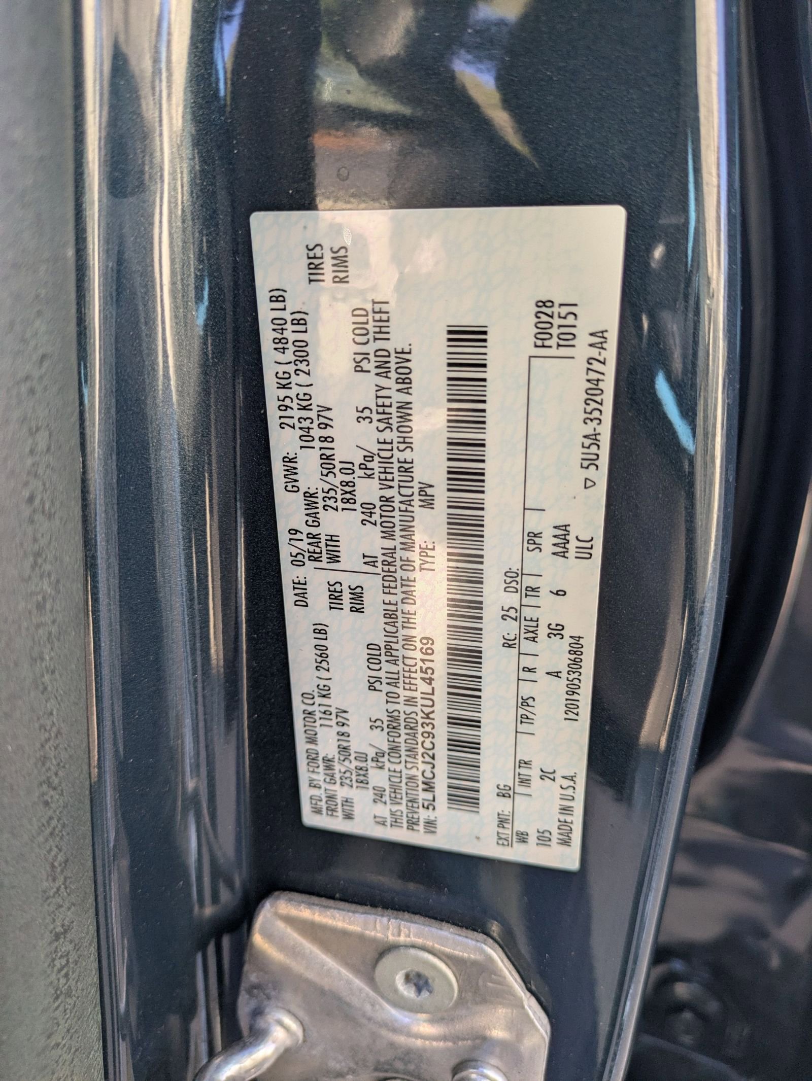 Used 2019 Lincoln MKC Select w/ Select Plus Package image 33