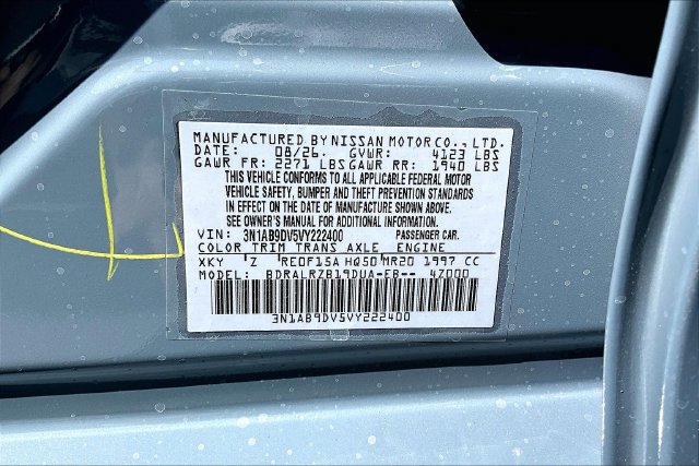 New 2027 Nissan Sentra SR w/ SR All Weather Package FWD image 14
