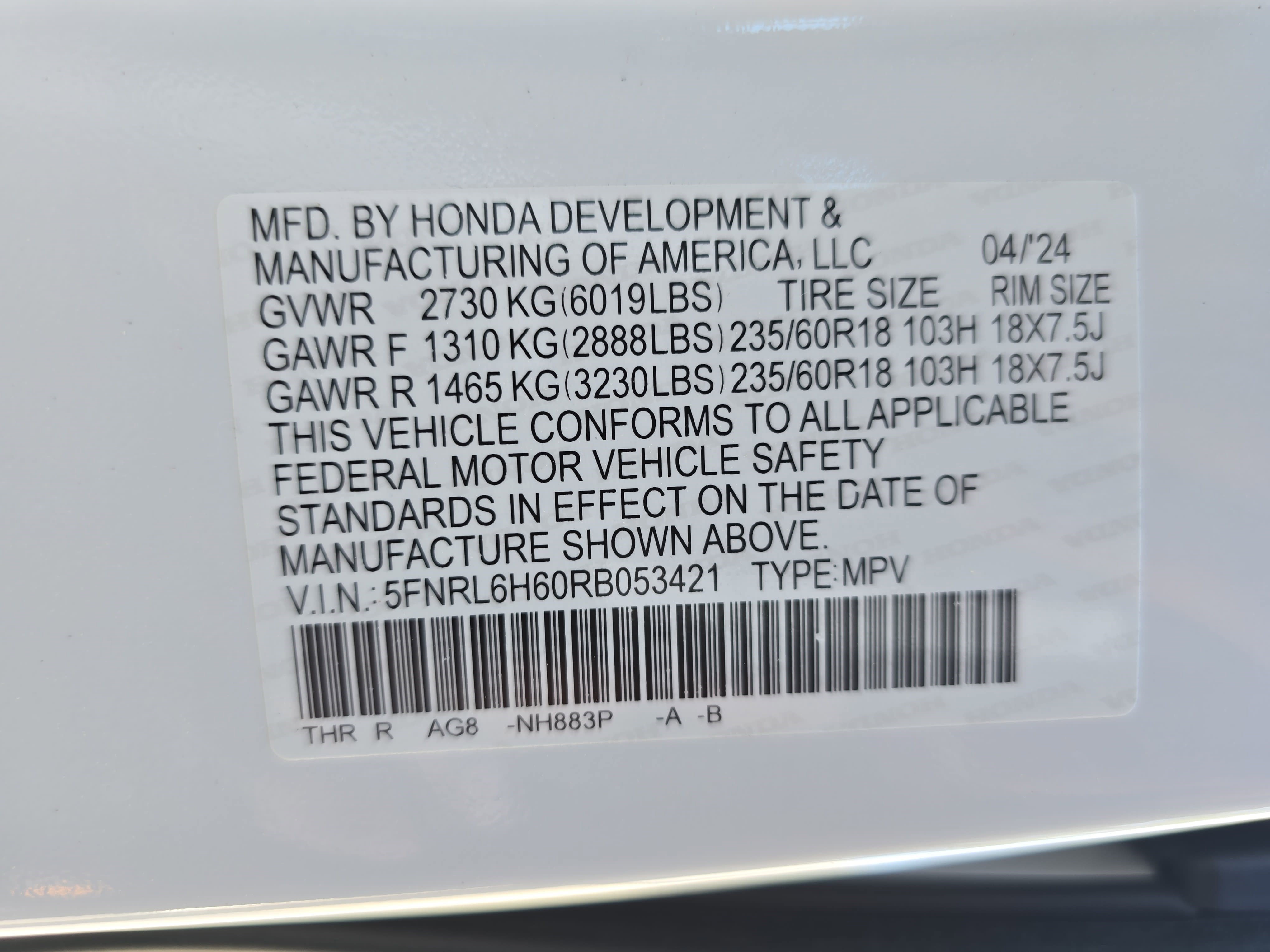 Used 2024 Honda Odyssey EX-L image 39