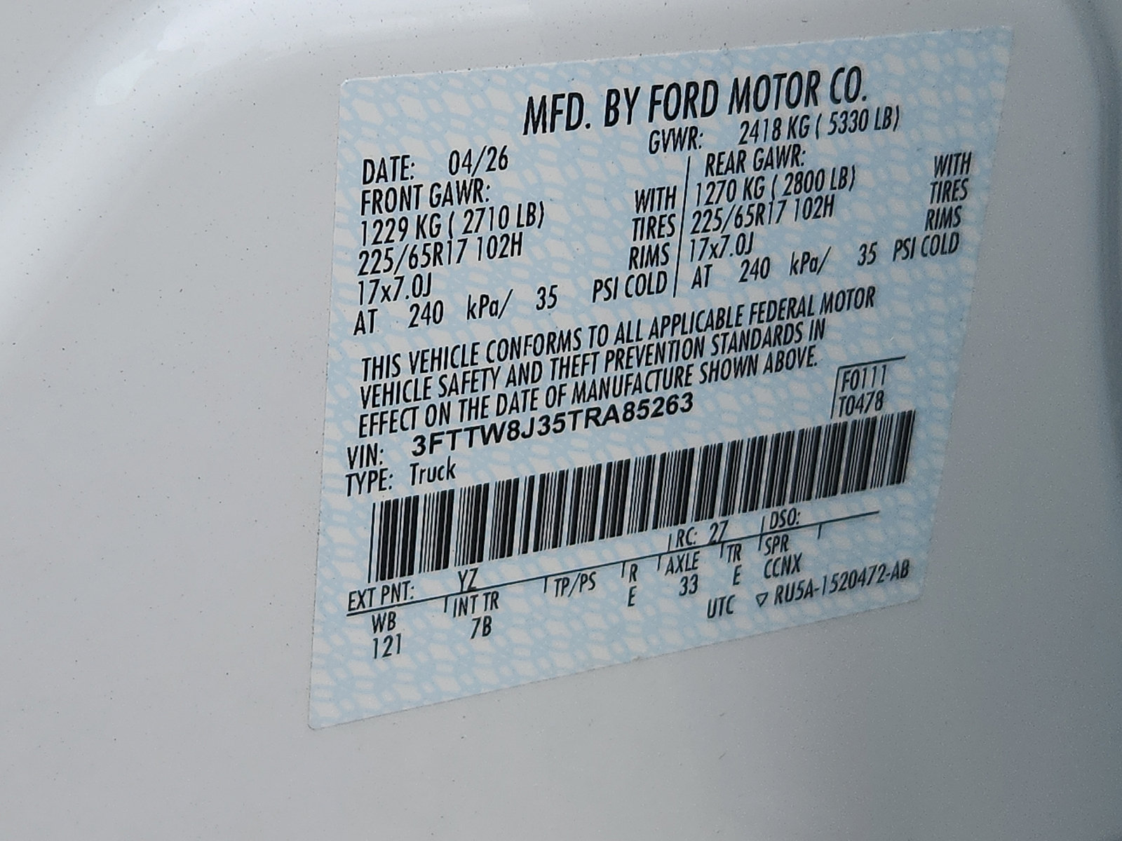 New 2026 Ford Maverick XLT w/ Equipment Group 301A AWD/4WD image 16