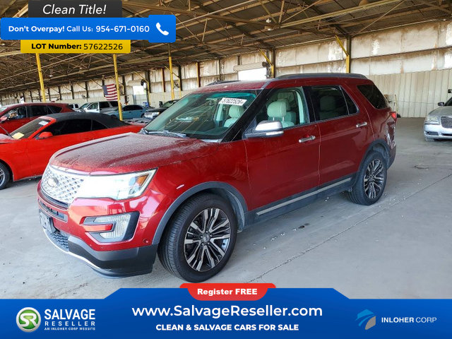 Used 2017 Ford Explorer Platinum AWD/4WD image 1