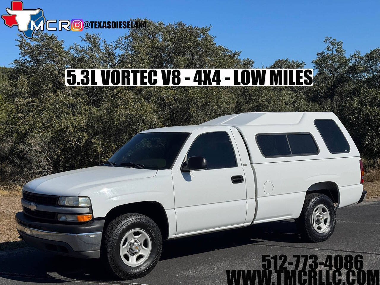 Used 2001 Chevrolet Silverado 1500 4x4 Regular Cab w/ Firm Ride Suspension Pkg image 1
