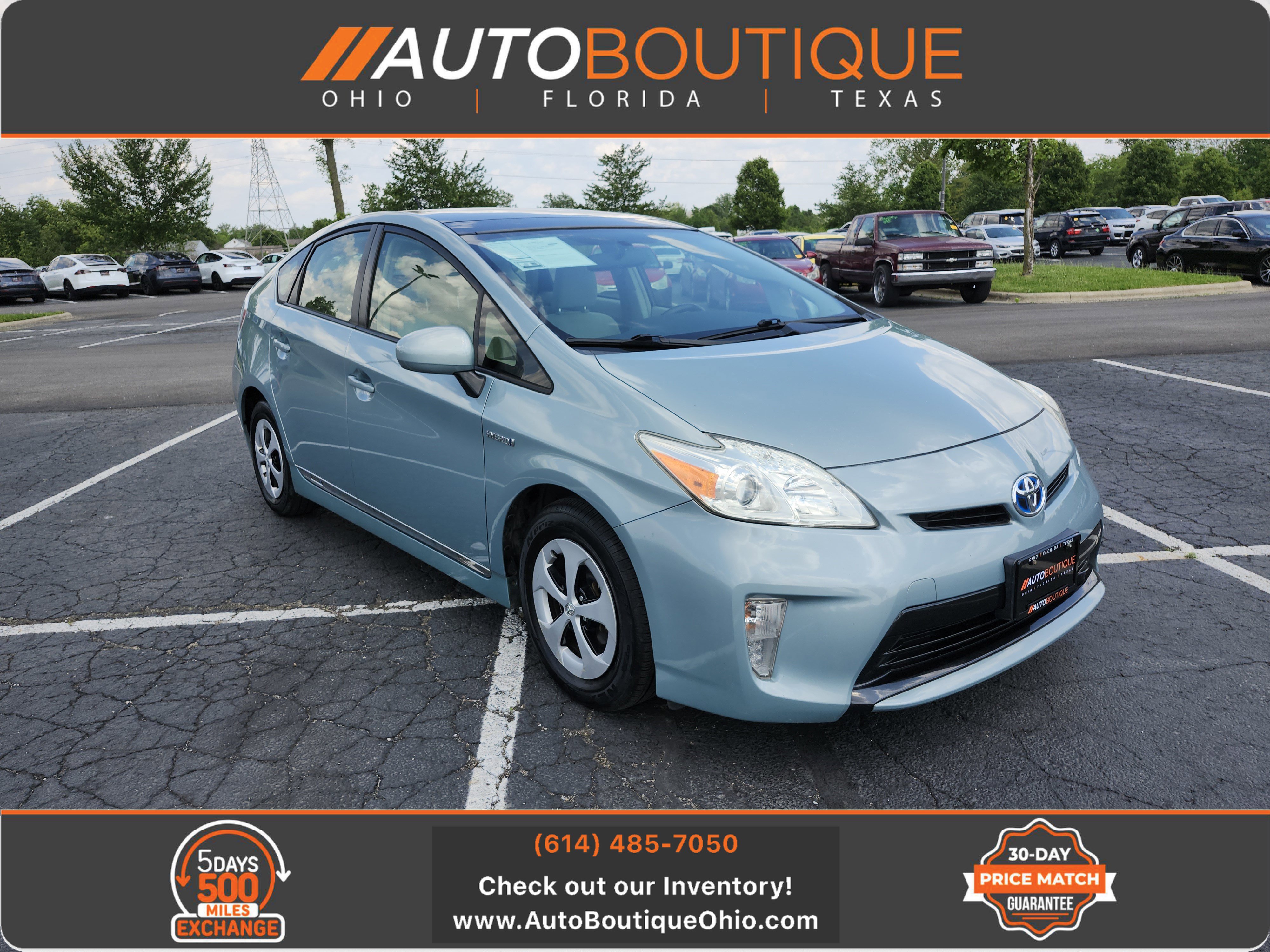Used 2012 Toyota Prius Three w/ Solar Roof Pkg FWD image 1