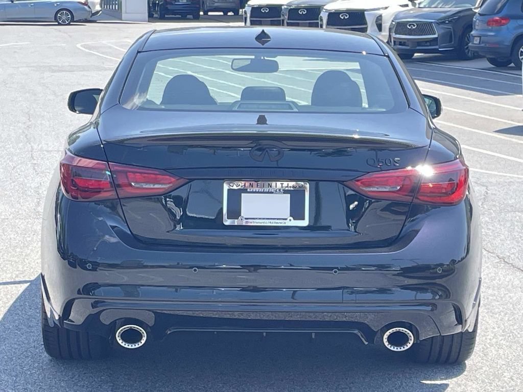Certified 2023 INFINITI Q50 Red Sport 400 w/ Black Opal Edition RWD image 3
