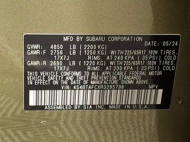 Used 2024 Subaru Outback Premium w/ Popular Package #1A AWD/4WD image 27