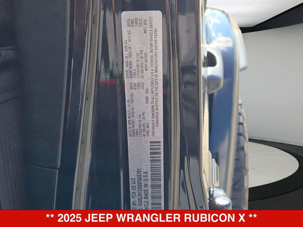 Used 2025 Jeep Wrangler Unlimited Rubicon AWD/4WD image 34