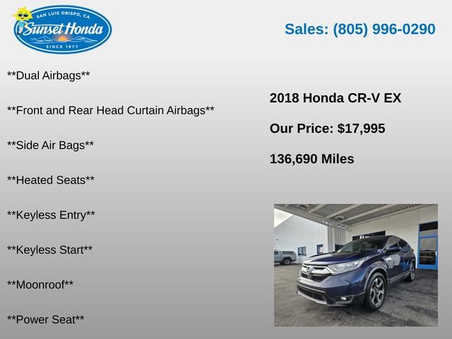 Used 2018 Honda CR-V EX image 6