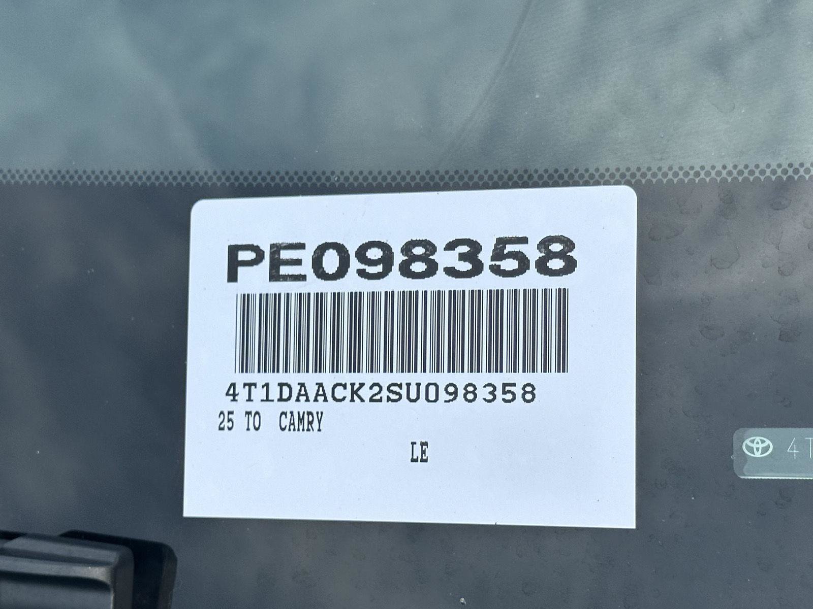 Used 2025 Toyota Camry LE FWD image 14