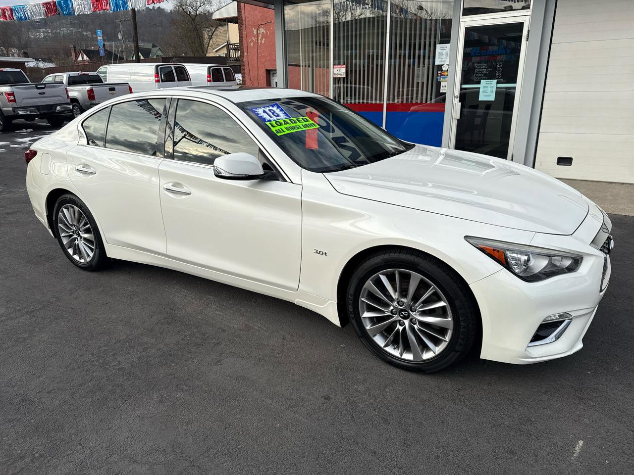 Used 2018 INFINITI Q50 Luxe w/ Essential Package (3.0T Luxe)