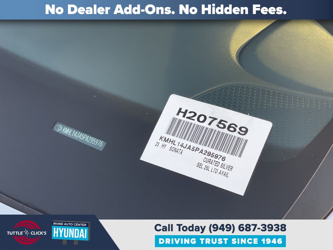 Certified 2023 Hyundai Sonata SEL w/ Convenience Package FWD image 33