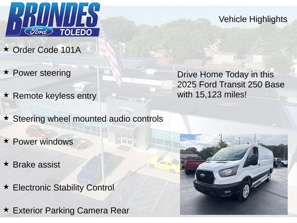 Used 2025 Ford Transit 250 Low Roof w/ Exterior Upgrade Package RWD image 5
