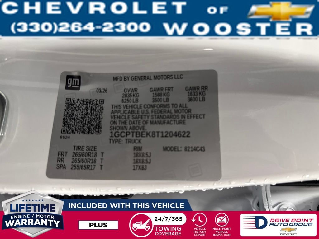 New 2026 Chevrolet Colorado W/T w/ WT Custom Package image 35