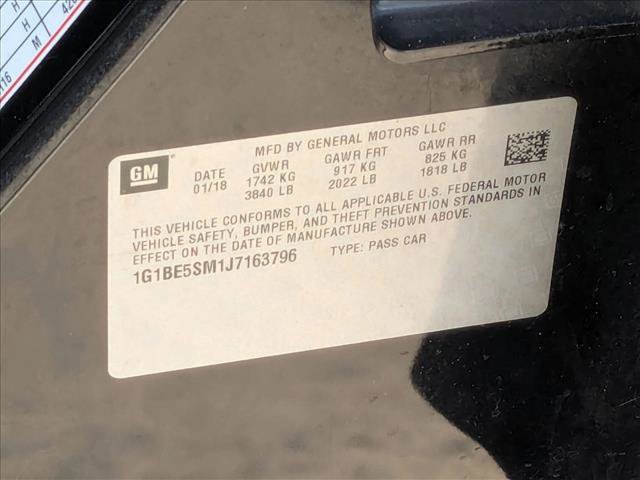 Used 2018 Chevrolet Cruze LT w/ LT Fleet Convenience Package image 22