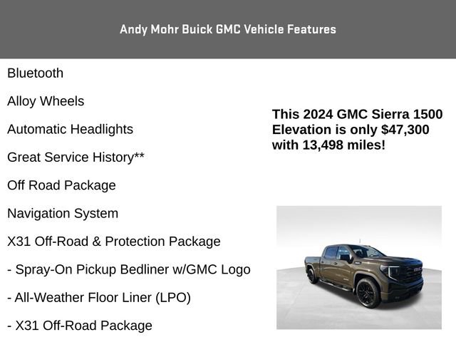 Used 2024 GMC Sierra 1500 Elevation image 4
