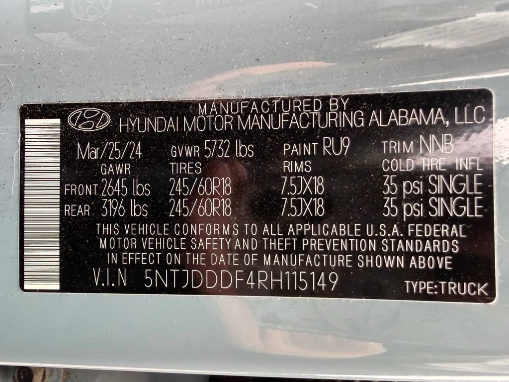 Certified 2024 Hyundai Santa Cruz XRT AWD/4WD image 31