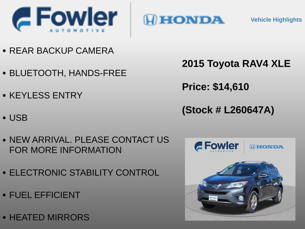 Used 2015 Toyota RAV4 XLE FWD image 4