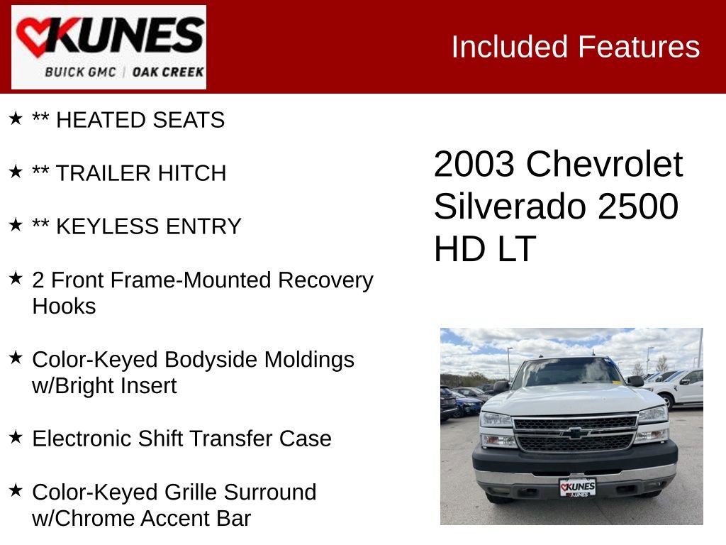 Used 2003 Chevrolet Silverado 2500 LT AWD/4WD image 2