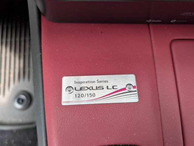 Certified 2022 Lexus LC 500 Coupe w/ Inspiration Series RWD image 9