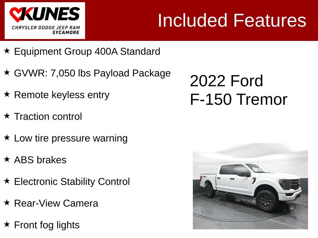 Used 2022 Ford F150 Tremor AWD/4WD image 3
