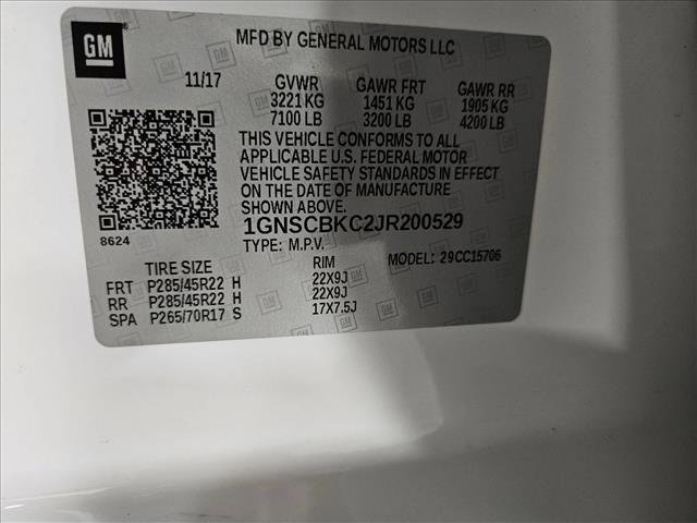 Used 2018 Chevrolet Tahoe LT w/ LT Signature Package RWD image 23