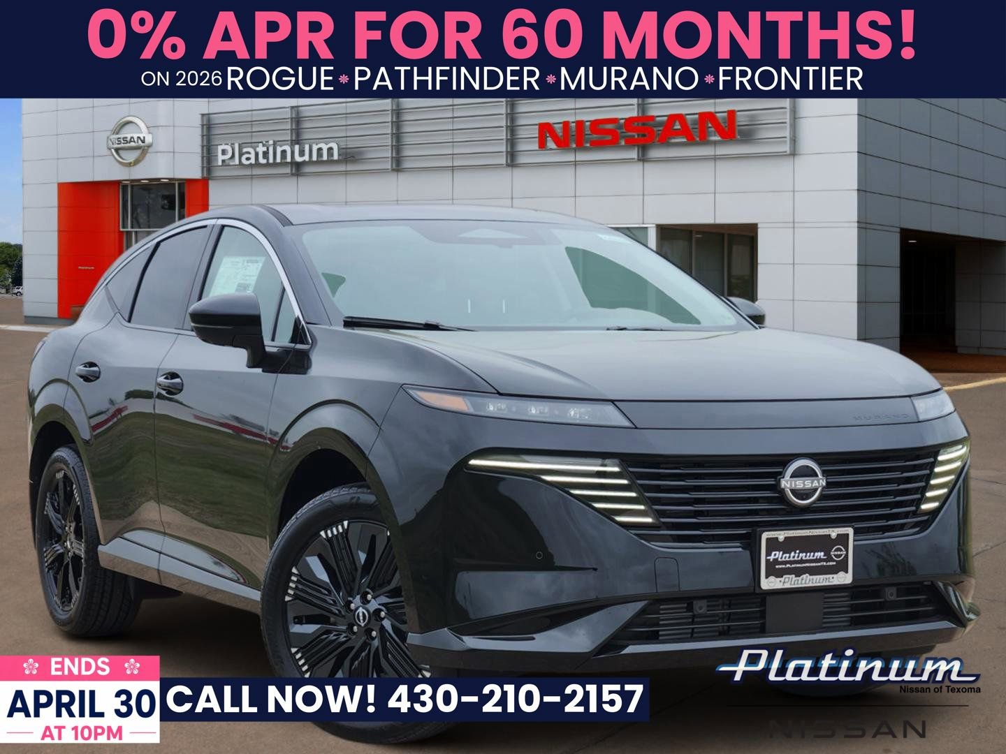 New 2026 Nissan Murano Platinum w/ Cargo Package