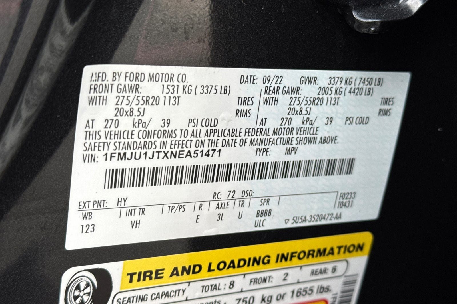 Certified 2022 Ford Expedition XLT AWD/4WD image 38