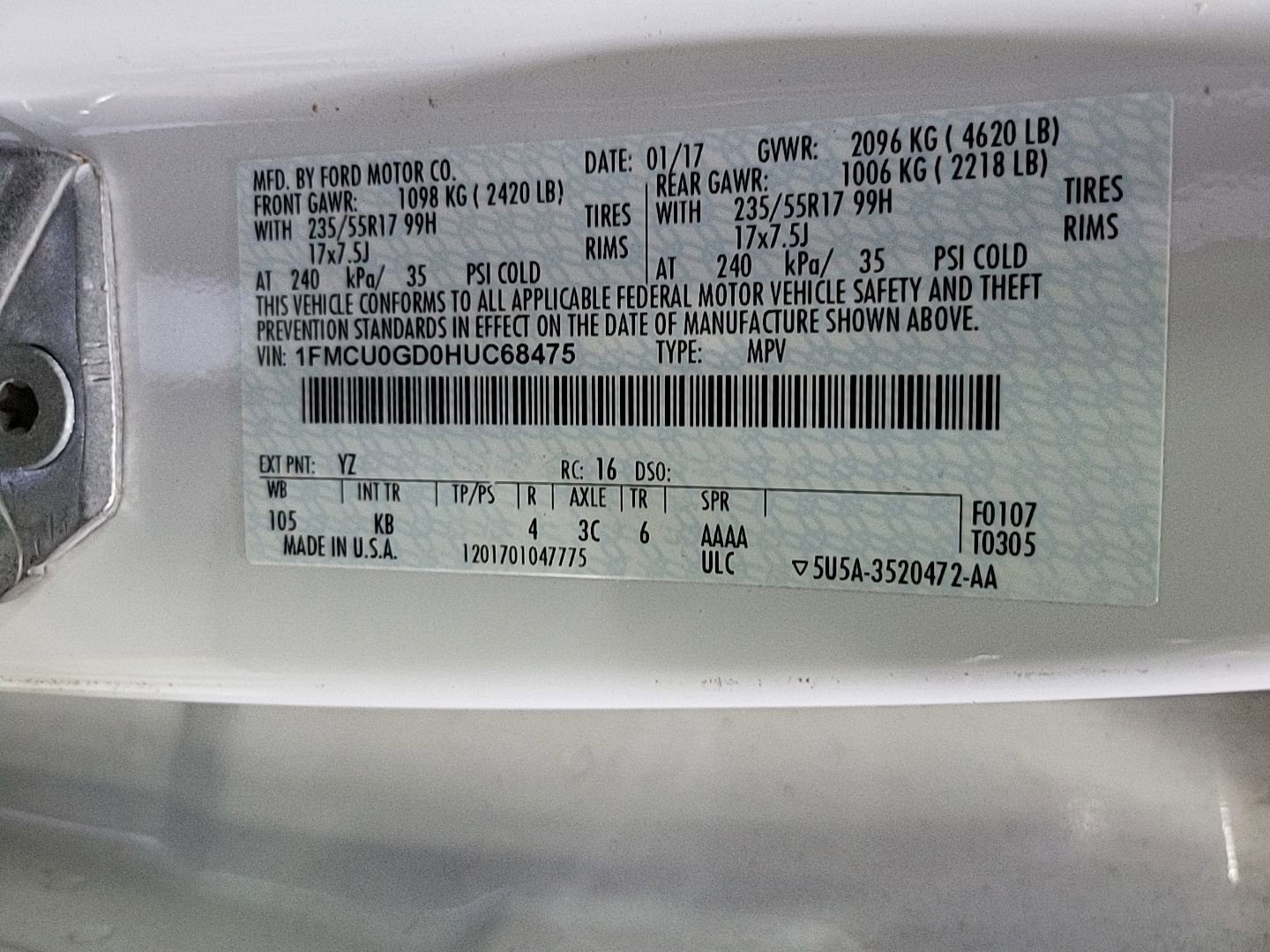 Used 2017 Ford Escape SE image 13