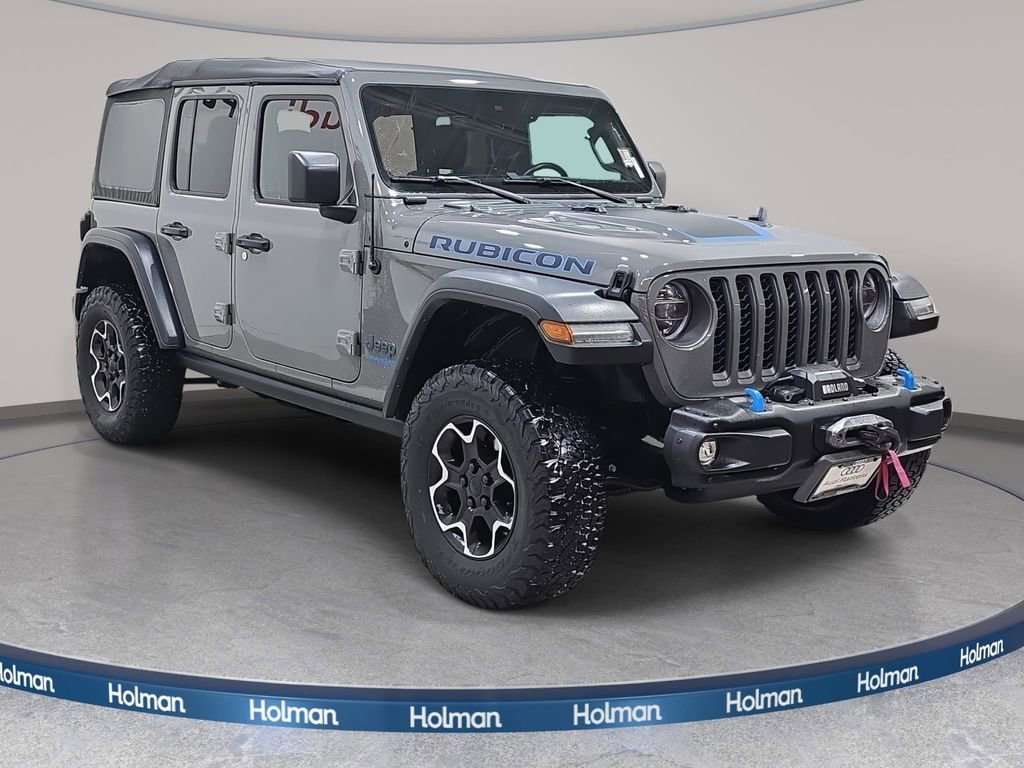 Used 2021 Jeep Wrangler Unlimited Rubicon 4xe w/ Steel Bumper Group image 4
