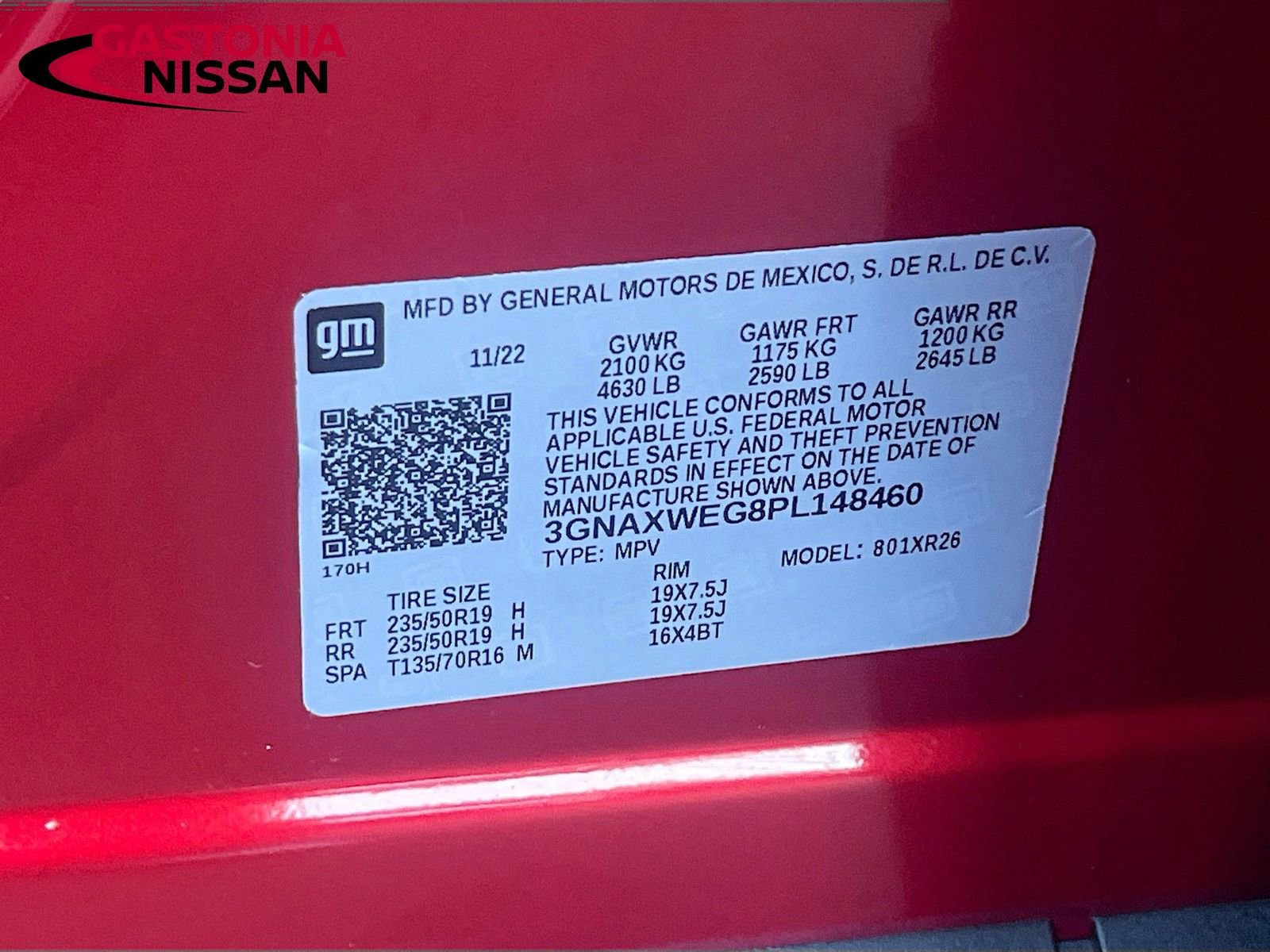 Used 2023 Chevrolet Equinox RS w/ RS Leather Package image 40