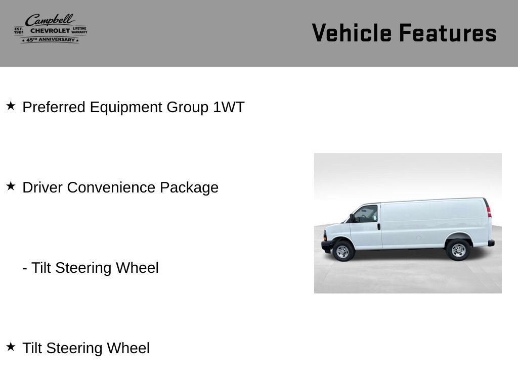New 2026 Chevrolet Express 3500 Extended w/ Driver Convenience Package RWD image 7