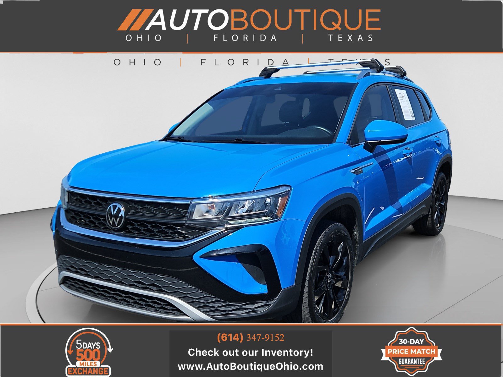 Used 2024 Volkswagen Taos SE w/ Black Wheel Package