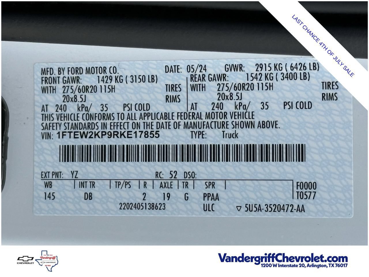 Used 2024 Ford F150 STX RWD image 30