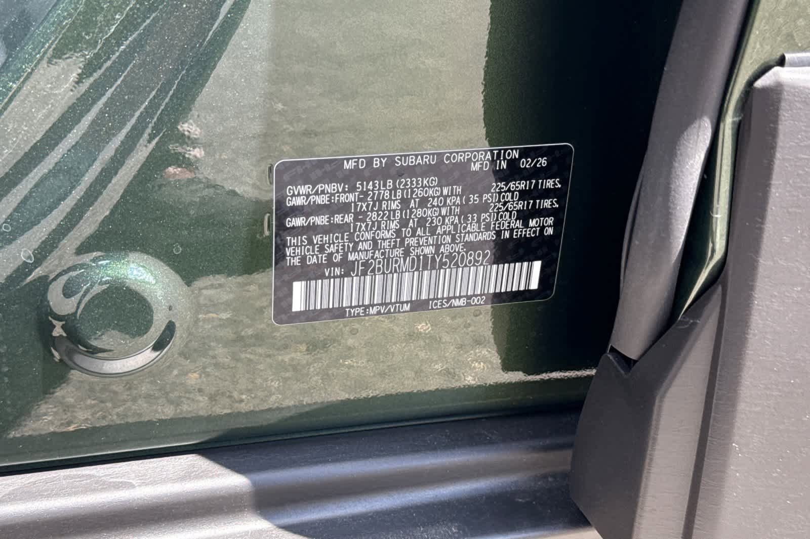 New 2026 Subaru Outback Wilderness AWD/4WD image 27