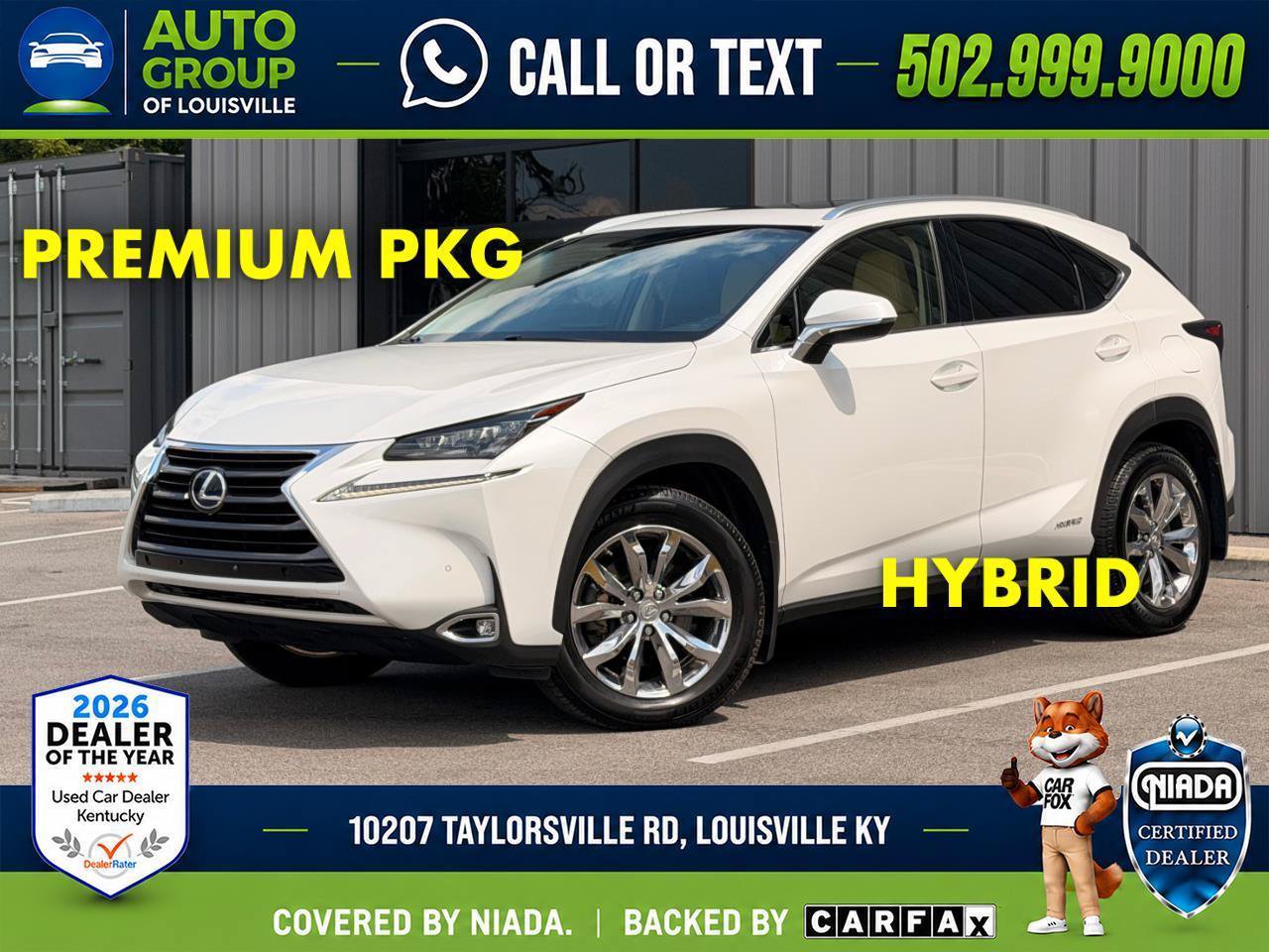 Used 2015 Lexus NX 300h AWD w/ Premium Package image 1