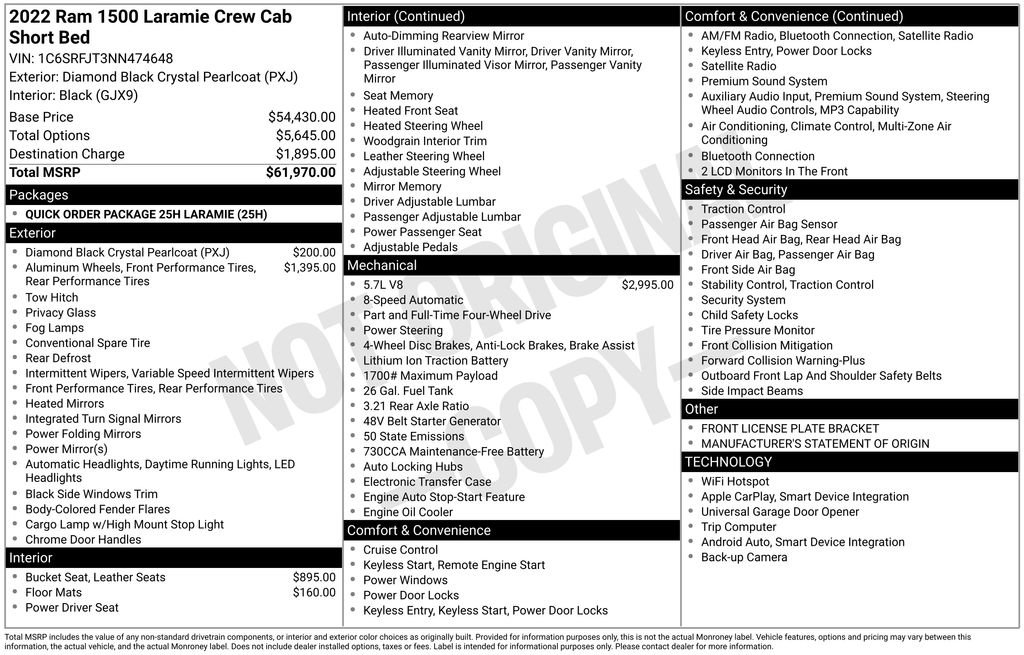 Used 2022 RAM 1500 Laramie image 7