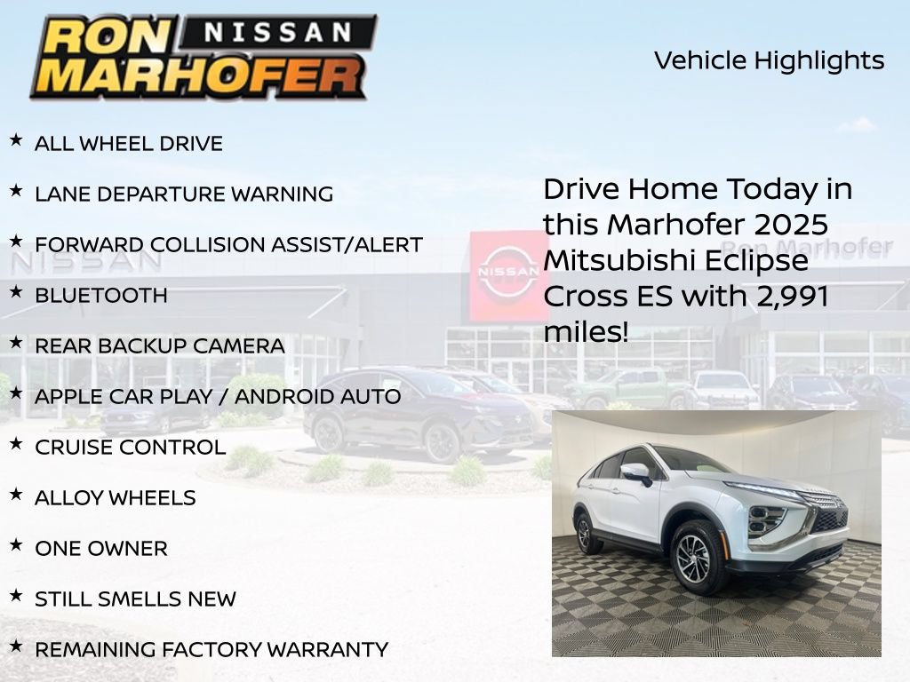 Used 2025 Mitsubishi Eclipse Cross ES AWD/4WD image 13