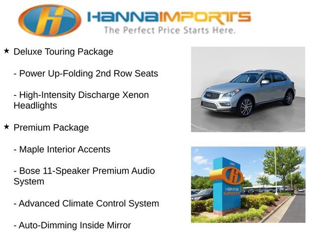 Used 2017 INFINITI QX50 2WD w/ Deluxe Touring Package image 15