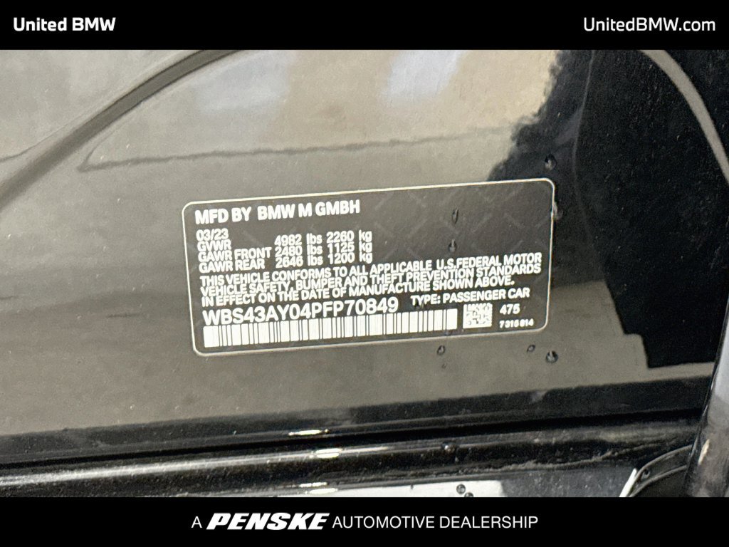 Used 2023 BMW M3 Competition w/ Executive Package AWD/4WD image 21