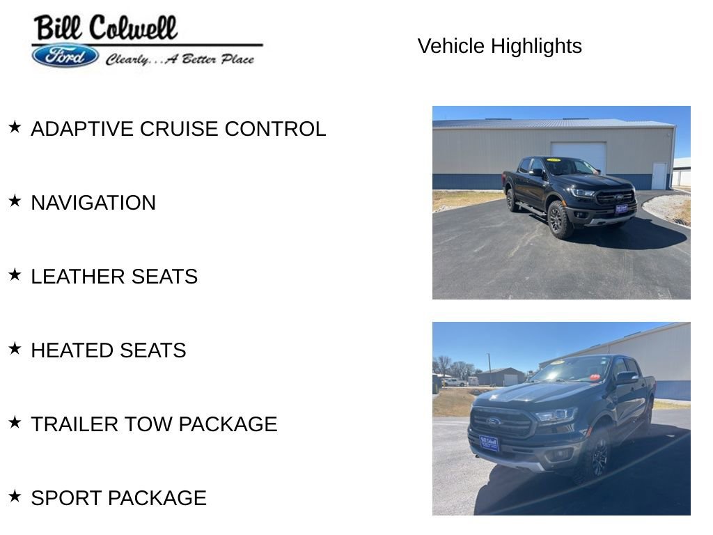 Used 2019 Ford Ranger Lariat w/ Equipment Group 501A Mid image 21