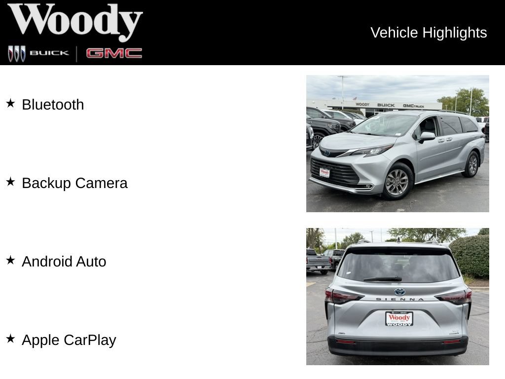Used 2024 Toyota Sienna XLE AWD/4WD image 3