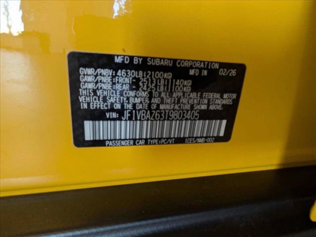 New 2026 Subaru WRX tS AWD/4WD image 20