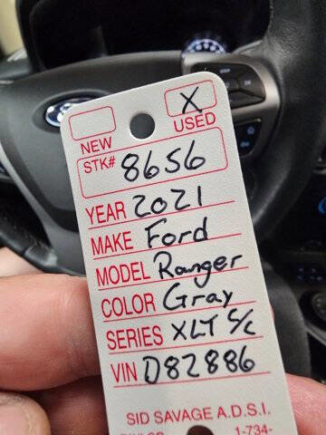 Used 2021 Ford Ranger XLT w/ Equipment Group 301A Mid image 21