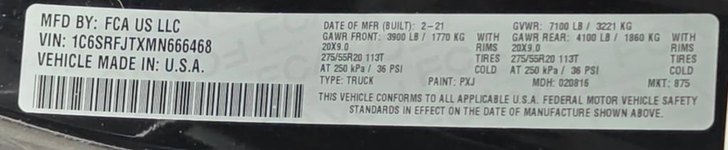 Used 2021 RAM 1500 Laramie image 75