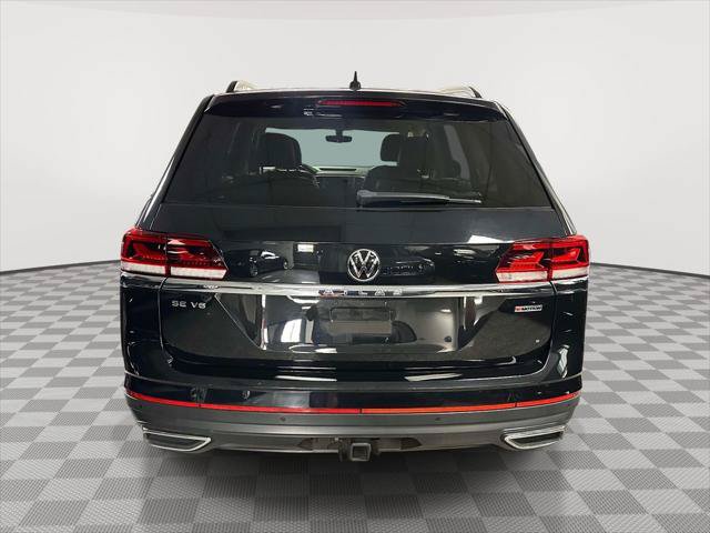 Used 2021 Volkswagen Atlas SE w/ Panoramic Sunroof Package AWD/4WD image 3